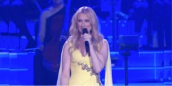 Celine Dion canta por primera vez en vivo el tema de 'La Bella y la Bestia'