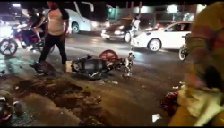 Accidente en moto deja dos muertos