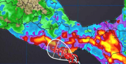 La depresión tropical 3-E está por tocar tierra