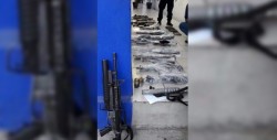 Decomisan poderoso arsenal en Mazatlán