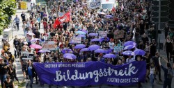 Hamburgo: protesta pacífica vs ciudad en llamas