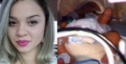 #Video Mujer da a luz cuatro meses después de fallecer