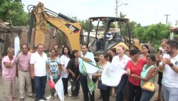 Arranca obra de pavimentación y agua potable