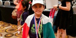 ¡Orgullo! Niño mexicano campeón internacional de cálculo mental