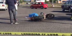 Camión atropella a motociclista por Avenida del Delfín