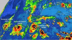 2 tormentas tropicales se forman en el Océano Pacífico
