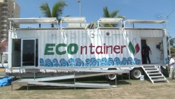 Contenedor ecológico llega a Mazatlán
