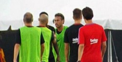 Neymar casi llega a los golpes con su compañero