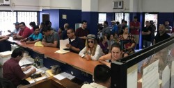Llena la oficina de vialidad y transportes por trámites