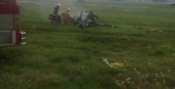 #Video Se estrellan dos aeronaves del Ejército en el Estado de México