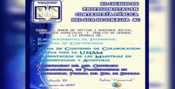 Contadores firmarán convenio de colaboración con la UNAM