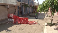 Error en nivelación obligó a retirar piedra pórfida