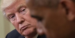 Trump comparte un meme tapando a Obama: "El mejor eclipse de la historia"