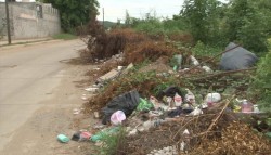 Se acumula basura frente a Pradera Dorada