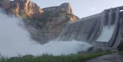 No hay desfogues de la presa hacia el Río Fuerte