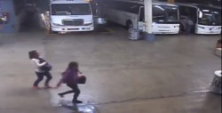 #Video Captan momento de la explosión de autobús en Veracruz