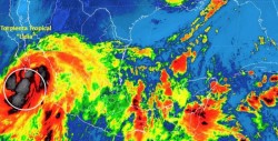 Alerta roja en Sinaloa por tormenta 'Lidia'