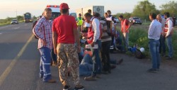 Chocan dos camiones de pasajeros en la México 15