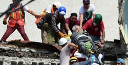 Suben a 139 los fallecidos por el terremoto en México