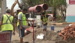 La próxima semana finalizan obras de drenaje en la zona dorada