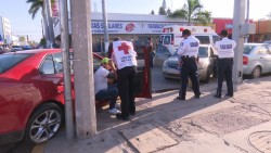 Choque deja daños en 5 vehículos en Los Mochis