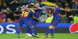 FC Barcelona derrota al Olymipiakos en la Champions