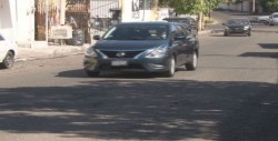 Baches en la calle Alfonso Cravioto
