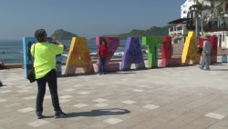 Listas las letras de Mazatlán en el malecón