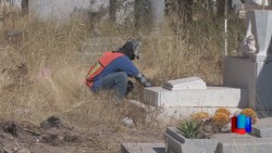 Trabajan a marcha forzada en panteones