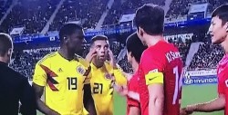 El ofensivo gesto que lanzó Edwin Cardona a coreanos durante partido