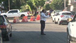Se complica el tráfico por obras