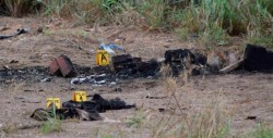 Localizan a una familia calcinada en Guerrero