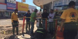 Localizan tercer tanque de gasolina enterrado en la zona 30