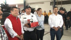 Entregan cámaras a seguridad pública de Ahome