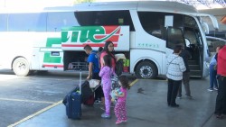 Baja afluencia durante el fin de año en centrales de autobuses