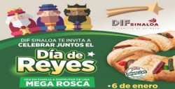 Invita DIF a Mega Rosca de Reyes