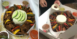 ¡Delicioso! En Monterrey hacen rosca de chicharrones
