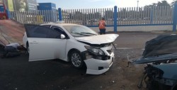 Otro choque en la capital