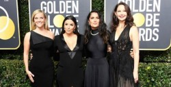Time's Up: Vistió de negro la alfombra de los Golden Globes