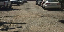 Ya sin pavimento calle Del Tiburón en Villas Victoria