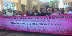 Maestros Jubilados solicitan apoyo para 60 días de aguinaldo