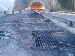 Circulan falsas imágenes del puente "El Carrizo"