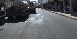 Inician los trabajos en la calle Aquiles Serdán