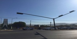 Instalan semáforos en Carretera Internacional hacia el Sur