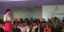 Destaca logros Rosy Fuentes en su primer informe