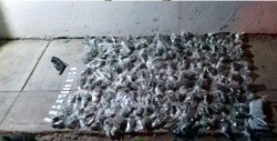 PEP asegura drogas, motocicleta y un arma