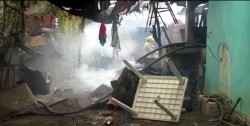 Se incendia casa-bodega en Lomas del Ébano