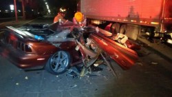 Resultan dos personas lesionadas tras accidente