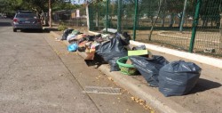 Siguen tirando basura por calle Anapurna