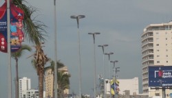 Sustituyen alumbrado de Avenida del Mar